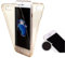 TheTransporter Slim 360 degree Protective Shockproof Front and Back Full Body TPU Silicone Gel Case Cover For Apple iPhone 6 6s Gold