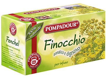 Pompadour - Infuso Finocchio - 3 confezioni da 20 filtri [60 filtri]