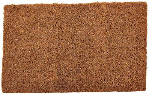 William Armes Dandy, Kersey Hand Woven Natural Coir Doormat with Jute Mat, Brown, 83 x 50