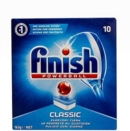Finish Classic Powerball Dishwasher Tablets Pack of 10