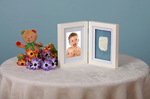 KOMPLETTSET 2-teiliger Bilderrahmen für Foto, Hand- und Fußabdruck – statt UVP 17,95€, zum Angebotspreis! | Fotorahmen, Bilderrahmen, Baby, Taufe, Hand, Fuß, Baby Abdruck