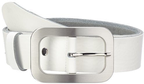 MGM Damen Plain and Beautiful Gürtel, Weiß (weiß), 85