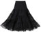 HIMRY Reifrock/Unterrock/Petticoat/Wedding Bridal Petticoat für Wedding Kleid Ballkleid Abendkleid Brautkleid, Size N (Normale), für Gr.34 bis Gr.44, Schwarz, KXB0007 Black