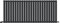 iBathUK Strata Horizontal Radiator, Single Oval Panel Radiators, 600x1440mm Slim Radiator for Bathroom,Kitchen,Living Room - Anthracite