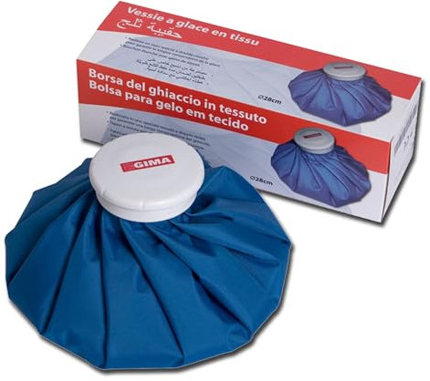 GIMA - Eisbeutel, 28 cm Durchmesser, mit großem Deckel, hellblau, 28605