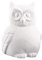 Rayher 3324000 Styropor-Eule, 13 cm