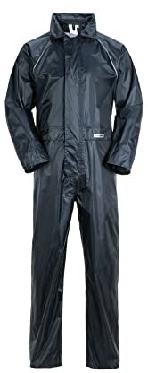 Planam Herren Outdoor Regen Aqua Regenoverall Marine Modell 1448 Größe XXXL