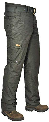 Hubertus gefütterte Outdoorhose Heini Über-, Lang-, Kurzgröße, oliv, 110