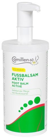 Fussbalsam Aktiv Classic Camillen 60, Fußcreme, für müde Füße und Beine, Balsam mit Rosskastanie, 450 ml