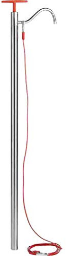 SONAX Edelstahl Fasspumpe für brennbare Flüssigkeiten (ideal für 60, 200, 600 und 1.000 ltr. Fässer/Container) (1 Stück) | Art-Nr. 04966410