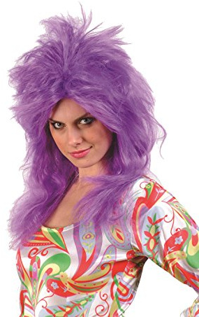 Punk Wig (Purple) Adult Accessory
