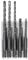 Makita D-03888 SDS Plus Drill Performance Set (5-Piece) - SILVER
