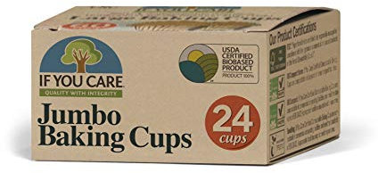 IF YOU CARE, BAKING CUPS,JUMBO 24 CT