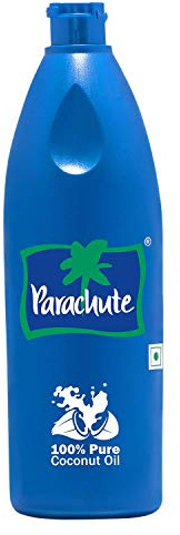 Parachute 100% Pure and Natural Unrefined Coconut Oil | No Chemicals & Added Preservatives | 500ml Bottle