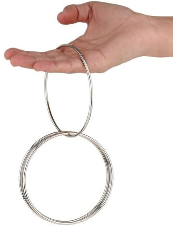 Close Up Chinese Linking Ringe Lock Bühne Magic 4 Ring Set Trick