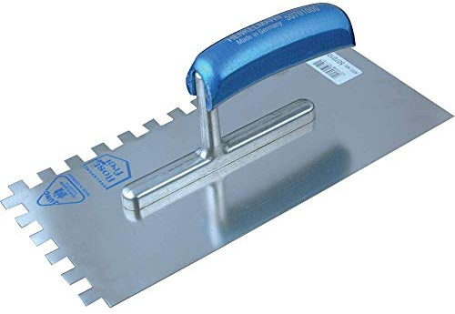 Jung Henkelmann 50700800 Glättekelle gezahnt 8 x 8 mm rostfrei