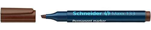 Schneider Schreibgeräte Permanentmarker Maxx 133, 1+4 mm, braun