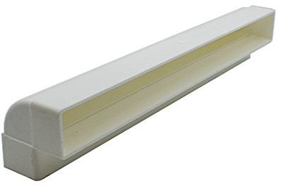 Kair 90 Degree Vertical Elbow Bend 308mm x 29mm - 12 x 1 inch Rectangular Plastic Ducting Adaptor