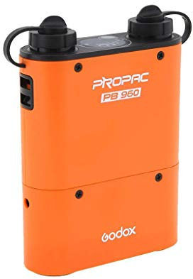 Godox Propac PB960 Batterie externe orange pour flash cobra