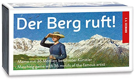 Der Berg ruft! Memo: Gedächtnisspiel mit 36 Motiven berühmter Künstler