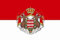 U24 Aufkleber Monaco mit Wappen Flagge Fahne 8 x 5 cm Autoaufkleber Sticker