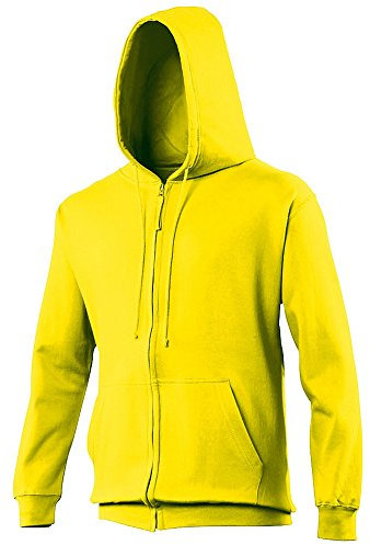 Awdis Zoodie Men's Hooded Sweatshirt, Sunny yellow, M