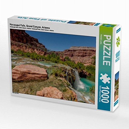 CALVENDO Puzzle Havasupai Falls, Grand Canyon, Arizona | 1000 Teile Lege-Größe 64 x 48 cm Foto-Puzzle für glückliche Stunden