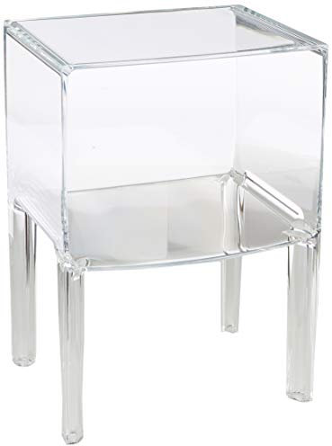 Kartell Small Ghost Buster, Comodino, Trasparente, 40x34xH57 cm