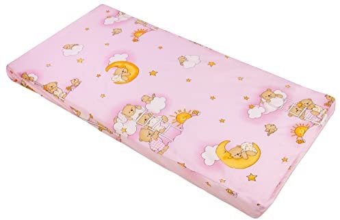 Best For Kids Babymatratze | Komfortable Schaumstoff-Babymatratze mit Bezug aus 100% Baumwolle & ungiftig für Kinder | Reisebettmatratze 70 x 140 cm für Babybett erhältlich