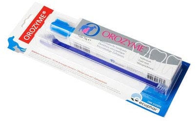 Orozyme Zahnpflege-Set (Zahnpasta und -bürste) für Katze & Hund