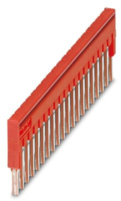 Phoenix Contact Steckbrücke FBS 20-3,5, EAN: 4046356599290, 20p, rot, Explosionsgeprüft: Nein, Bemessungsstrom: 17,5 A, Isoliert: Ja, Steckbar, 3,5 mm Rastermaß