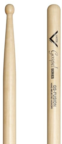 Vater Fusion Gospel Hickory Drumsticks Pair, Wood Tip