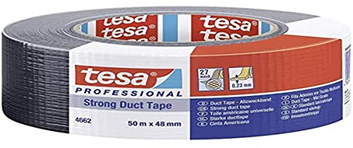 TESA Gewebeband 4662 48 mm x 50 m, 1 Stück, schwarz,A286-4662-4850SW