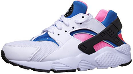 Nike Huarache Run GS (Bianco/Royal-dinamica Rosa) (4)