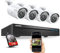SANNCE 8CH 4K POE CCTV System, 8MP Network Video Recorder PoE 8 Channel NVR with 3MP Outdoor Security IP Cameras and 1TB HDD Audio Recording, Metal Casing, P2P, Motion Alert and Screenshot