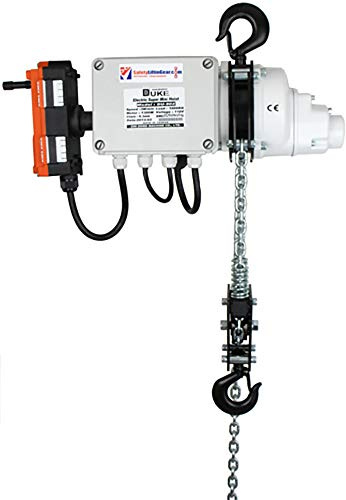 Radio Controlled Electric Hoist 250kg, 240 Volt with Chain Bag 3mtr - 40mtr Lengths Available (06mtr)