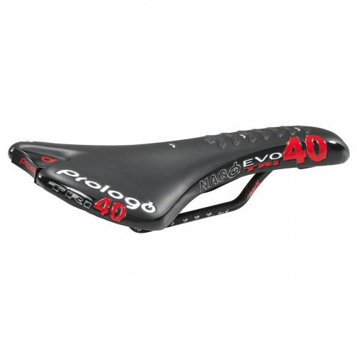 Sattel Prologo Nago Evo Tri 40 Ts, weiss/schwarz, 280x135mm, NATRTISWHSC-AM