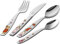 Zwilling 07136-210-0 Kinderbesteck Emilie 4teilig, Edelstahl, Prinzessin, 4 couverts, 4-Einheiten