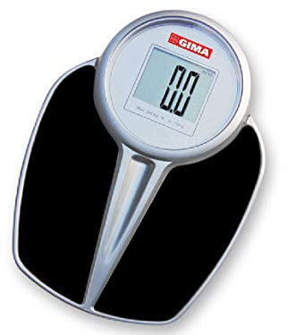 GIMA - Bilancia Big Deal digitale, con ampio quadrante e di facile lettura, kg/lb/st selezionabile dall'utente, 27240