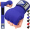 RDX Boxen Elastisch Innenhandschuhe MMA Boxbandagen Handschuhe Daumenschlaufe,blau,L