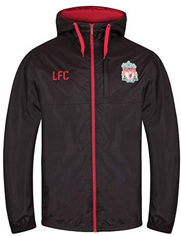Liverpool FC Official Football Gift Mens Shower Jacket Windbreaker Large