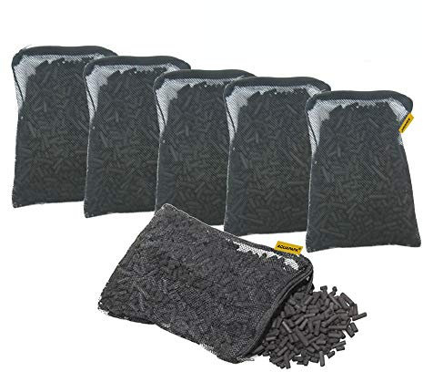 Aquapapa 6 Pfund Aktivkohle Pellets In 6 Mesh Taschen Für Aquarium Koi Riff Filter
