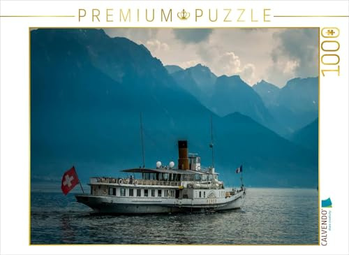 CALVENDO Puzzle Dampfschiff | 1000 Teile Lege-Größe 64 x 48 cm Foto-Puzzle für glückliche Stunden