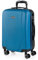 ITACA - Maleta de Cabina 55x40x20 - Maletas De Viaje Cabina Rígidas Trolley con 4 Ruedas Dobles para Avion Ligera Equipaje De Mano Candado de Combinación. Compatible Ryanair, Azul-Antracita