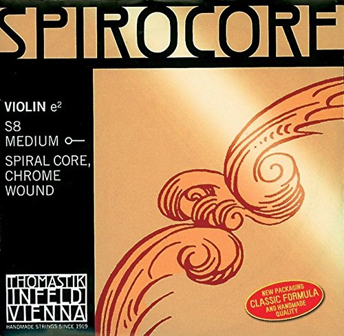 Thomastik Saiten für Violine Spirocore Spiralkern Satz 1/2 Mittel Stahl umsponnen