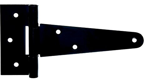 Alberts 306946 Kistenband | mit losem Stift | schwarzer Tauchlack | Band: 148 mm | Scharnier: 40 mm