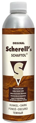 BALLISTOL 23833 - Scherell's SCHAFTOL dunkel - Edelholzpflege für Gewehrschaft - 500 ml Flasche zur Schaftpflege