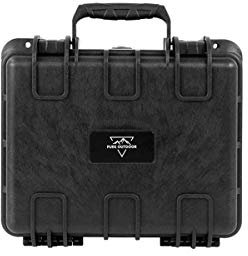 Monoprice, wetterfestes/stoßfestes Hartgepäck – IP67, anpassbarer Schaumstoff, 33,02 x 30,48 x 15,24 cm, schwarz – Pure Outdoor Collection