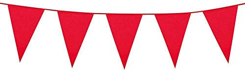 Boland - Wimpelkette, rot, 30 x 20 cm, 74752