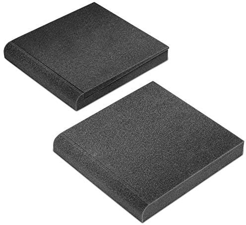 Pronomic ISO-Stand 7 Studiomonitor Absorberplatte 7 (Dämmkeil, Schrägsteller, 2-Komponenten, 5 verschiedene Neigungswinkel, Maße: 4 x 27 x 29,5cm) Anthrazit